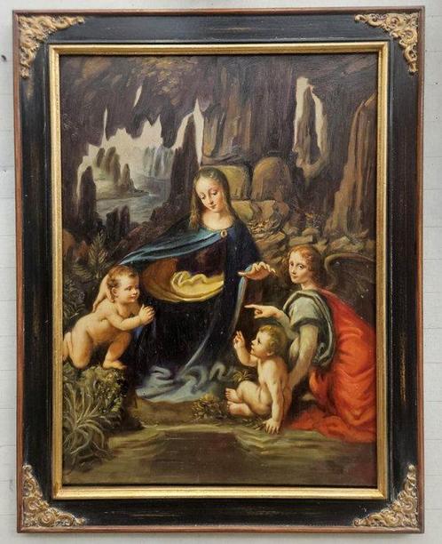 Teodoro Akerman (XX), da Leonardo da Vinci - Madonna delle, Antiek en Kunst, Kunst | Schilderijen | Klassiek