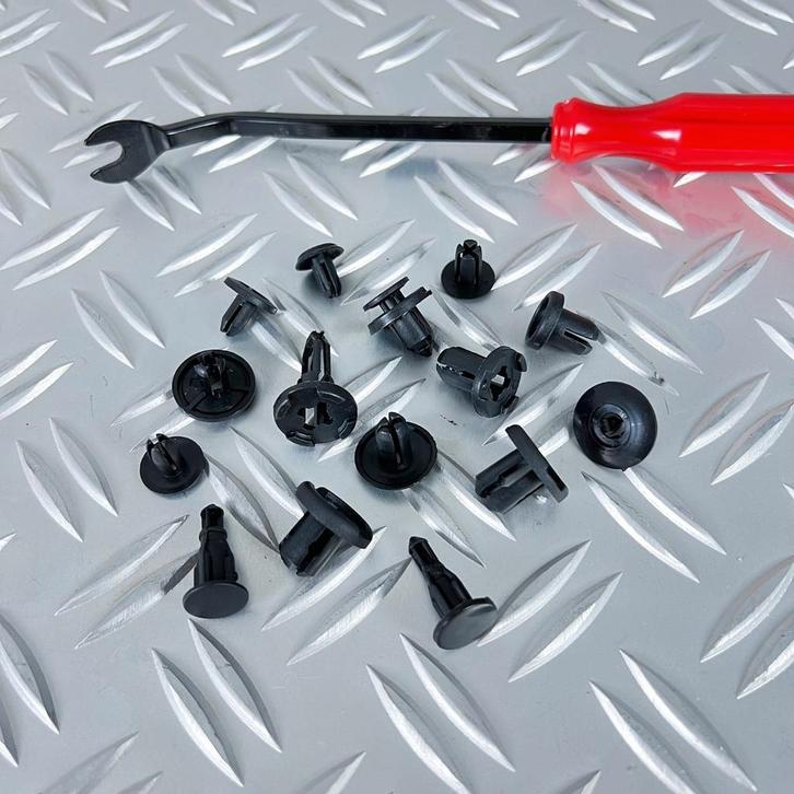 Datona Automotive clips - 630-delige set met montagetang -, Doe-het-zelf en Bouw, Gereedschap | Handgereedschap, Ophalen of Verzenden