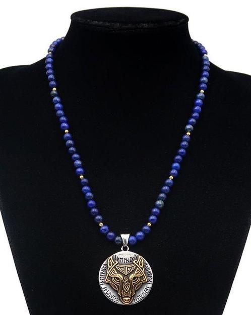 Lapis-lazuli - Totem loup, guide spirituel - Intelligence,, Antiek en Kunst, Antiek | Boeken en Manuscripten