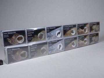 10 météorites en boîte 2 x 5 + 2 x impactite - partie II -