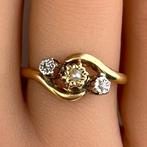 Zonder minimumprijs - Ring - 18 karaat Geel goud, Witgoud -