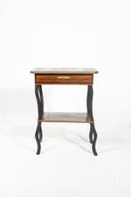 Bijzettafel - Thuya, Kersenhout, Mahonie, Walnoot, Ormolu,