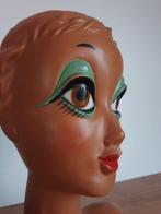 Mannequin -  Vintage mannequin hoedenhoofd Twiggy - Plastic