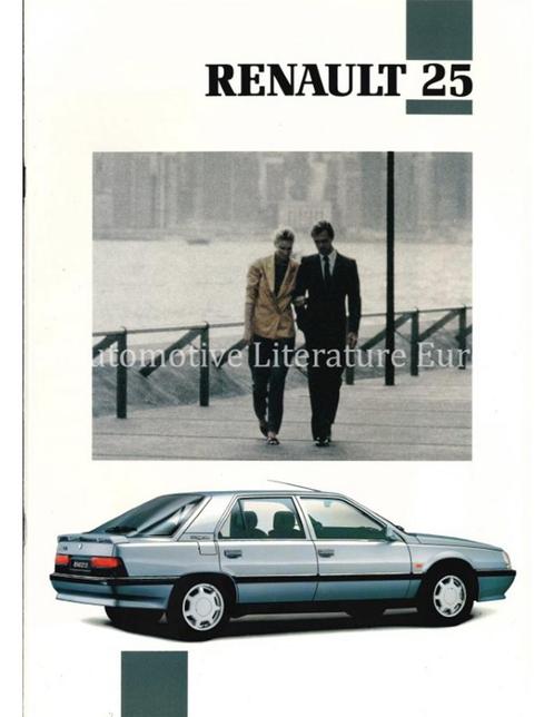 1992 RENAULT 25 BROCHURE NEDERLANDS, Livres, Autos | Brochures & Magazines, Enlèvement ou Envoi