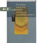 Handboek stijl 9789068904819 Peter Burger, Boeken, Verzenden, Zo goed als nieuw, Peter Burger