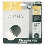 Piranha – Cirkelzaagblad – TCT/HM – 160x20mm (40) –, Verzenden