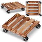 Plantentrolley - vierkant - 30x30 cm - gebeitst dennenhout, Ophalen of Verzenden, Nieuw