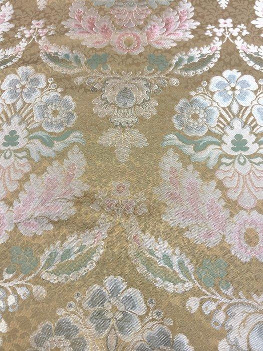 Prestigieus jacquardweefsel met een complex bloemmotief -, Antiquités & Art, Tapis & Textile