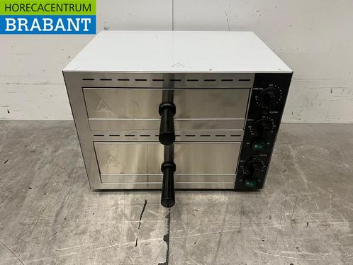RVS Dubbele Pizzaoven Snackoven Oven 230V Horeca, Zakelijke goederen, Horeca | Keukenapparatuur, Ophalen of Verzenden