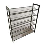 Schoenenrek 5-laags zwart 92x31x112 cm gebruikt, Ophalen of Verzenden, Nieuw in verpakking