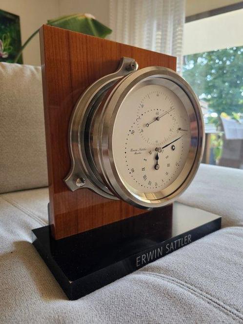 Dekhorloge, Tafelklok - Erwin Sattler - Staal - 2010-2020 -, Antiek en Kunst, Antiek | Klokken