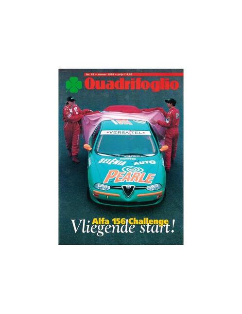 1999 ALFA ROMEO QUADRIFOGLIO MAGAZINE 62 NEDERLANDS, Livres, Autos | Brochures & Magazines