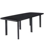 vidaXL Tuintafel 216x90x72 cm kunststof antraciet, Tuin en Terras, Tuintafels, Verzenden, Nieuw