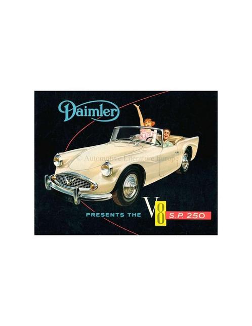 1960 DAIMLER V8 SP 250 BROCHURE ENGELS, Livres, Autos | Brochures & Magazines, Enlèvement ou Envoi