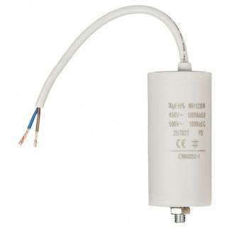Condensator - Aanloop - 30.0 F (Max. 450V, Met kabel), Bricolage & Construction, Électricité & Câbles, Envoi