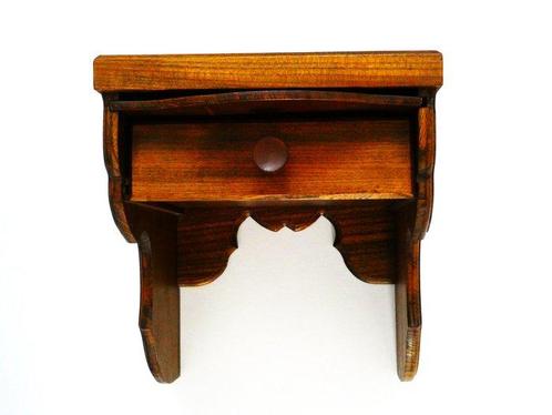 Handvervaardigd - Console - Table téléphone vintage avec, Antiek en Kunst, Curiosa en Brocante