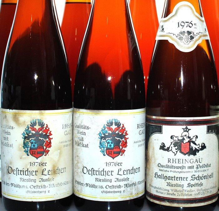 1975 + 1976 Riesling Auslese + Riesling Spätlese + Riesling, Collections, Vins