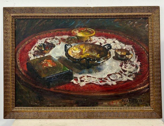 Aldo Brizzi (1907-1957) - La tavola, Antiek en Kunst, Kunst | Schilderijen | Klassiek