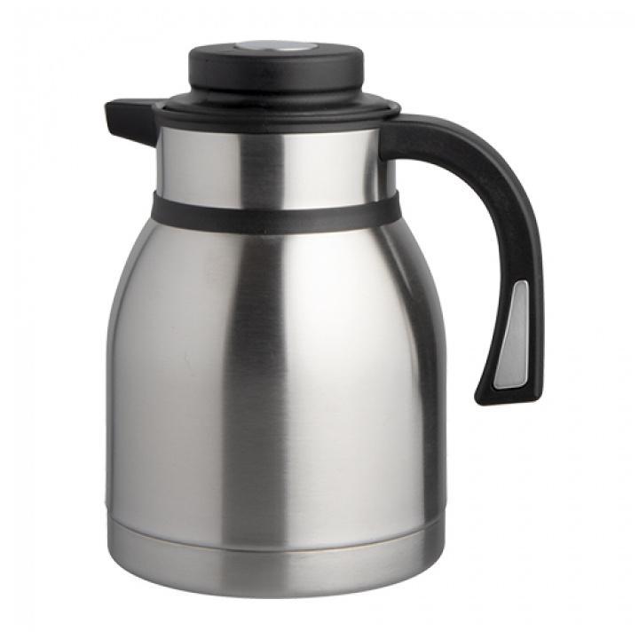 Isoleerkan | RVS/Zwart | 1.5L | Dubbelwandig |, Zakelijke goederen, Horeca | Keukenapparatuur, Nieuw in verpakking, Verzenden