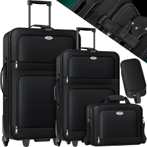 KESSER® Reiskofferset - 4-delig - Trolley - Kofferset - Zwar, Huis en Inrichting, Woonaccessoires | Overige, Verzenden