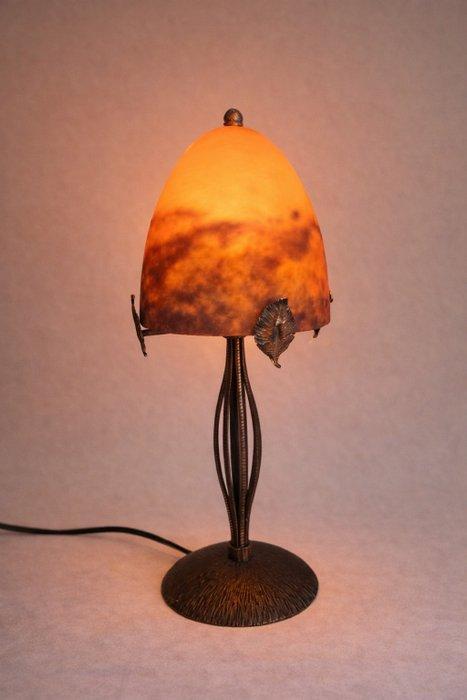 Muller Frères - Lampe - art deco - Fer forgé - Lampe Art, Antiquités & Art, Art | Objets design