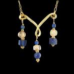 Romain antique Collier avec perles de verre romaines, Bijoux, Sacs & Beauté