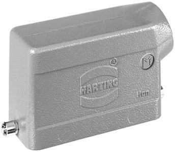 Han 10B Zij-Ingang Kap Met M25 Aansluiting - 19300101541, Doe-het-zelf en Bouw, Elektriciteit en Kabels, Verzenden