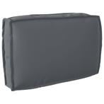 vidaXL Pallet Kussen voor Rugleuning Anthraciet 60x40x12 cm, Huis en Inrichting, Verzenden, Nieuw