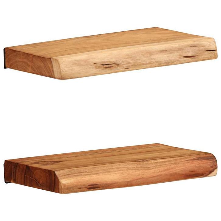 Zwevende Acacia Planken 30cm | OP = OP | 40% Korting, Huis en Inrichting, Woonaccessoires | Wandplanken en Boekenplanken, Nieuw