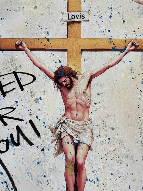 Nina Nox - He died for you, Antiek en Kunst, Kunst | Schilderijen | Modern
