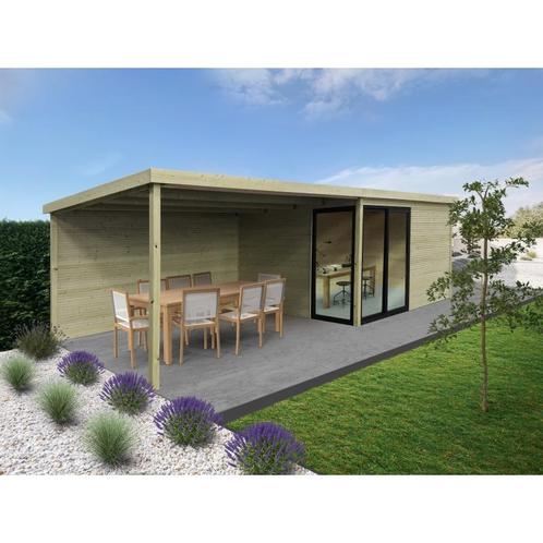 Blokhut in hout - overkapping tavira geimpregneerd 4036 +, Tuin en Terras, Tuinhuizen, Nieuw