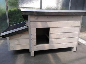 Kippenhok WOOD 1 grijs, Dieren en Toebehoren, Pluimvee | Toebehoren, Nieuw