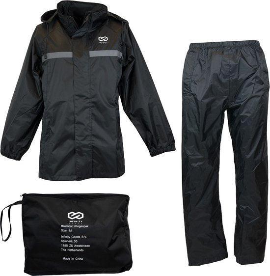 2dekans | Infinity Goods Regenpak - Dames & Heren - Maat XS, Kleding | Heren, Jassen | Zomer, Ophalen of Verzenden