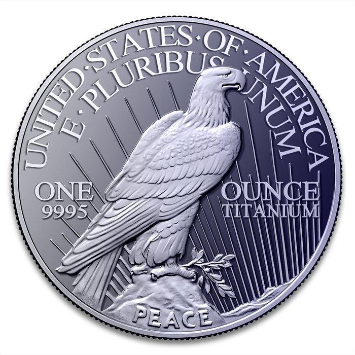 Verenigde Staten. 10 x 1 oz 2026 .9995 Fine Titanium Peace, Postzegels en Munten, Edelmetalen en Baren