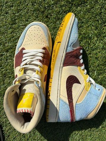 Nike - Jordan 1 Mid SE Fearless Maison Chateau Rouge -