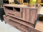 Sparta tv-dressoir, dark almond