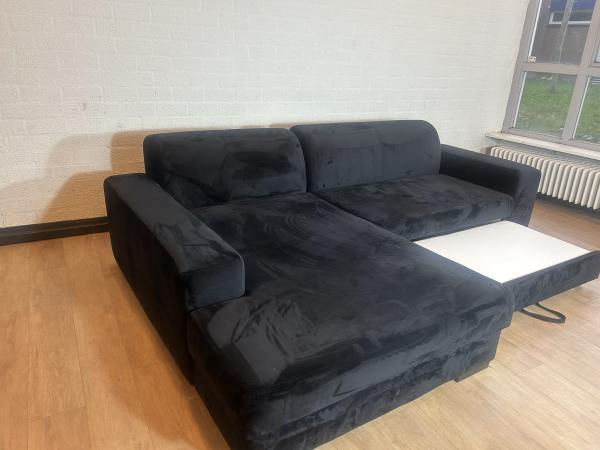 Veiling - Ars Manufacti Dulmen Hoekbank Met Slaap en Opbergr, Huis en Inrichting, Zetels | Zetels