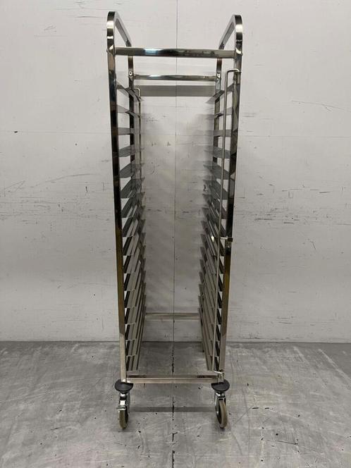 RVS Regaalwagen Platenwagen 16 x 60/40 cm 173 cm Horeca, Zakelijke goederen, Horeca | Meubilair en Inrichting, Ophalen of Verzenden