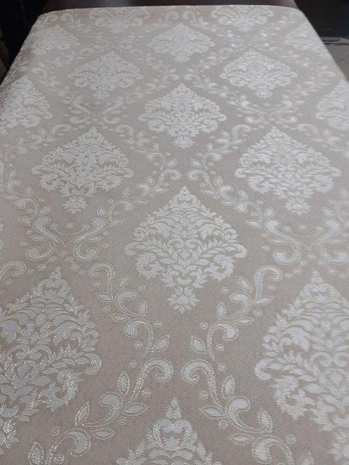 Textiel  - 2.7 m - 2.8 m - LINON EN LUREX STOF 280, Antiek en Kunst, Antiek | Tapijten, Tafelkleden en Textiel