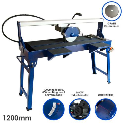 T-Mech Tegelzaag met Tafel – 1200mm / 1400W, Bricolage & Construction, Outillage | Scies mécaniques, Envoi