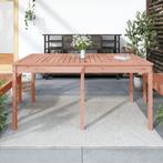 vidaXL Table de jardin 159,5x82,5x76 cm bois massif de, Verzenden