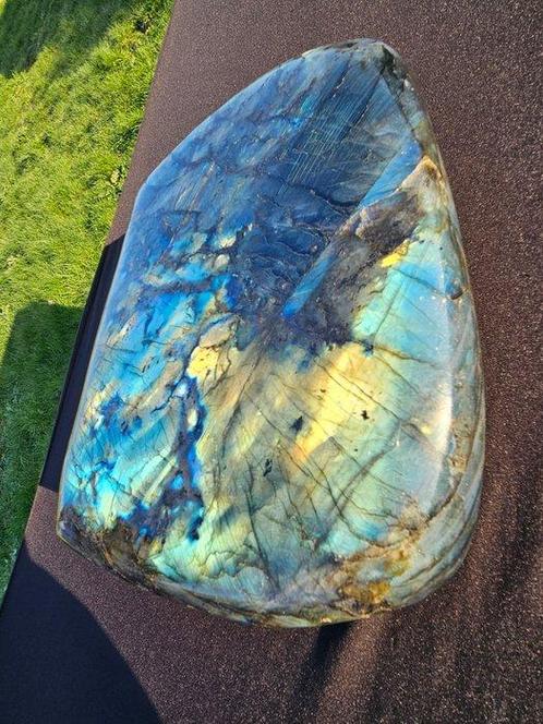 Eerste topkwaliteit zeer intense blauwe en vuurkleurige, Verzamelen, Mineralen en Fossielen