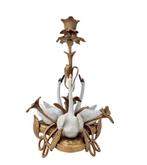 Chandelier - Bronze, Porcelaine