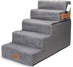 Hondentrapje voor honden - 40x76x57 cm - Grijs - Nobleza, Verzenden, Nieuw