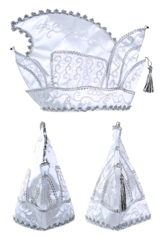 Prins Carnaval Steek Muts Wit Prinsenmuts Raad Elf Zilver Pr, Kleding | Heren, Carnavalskleding en Feestkleding, Nieuw, Ophalen of Verzenden