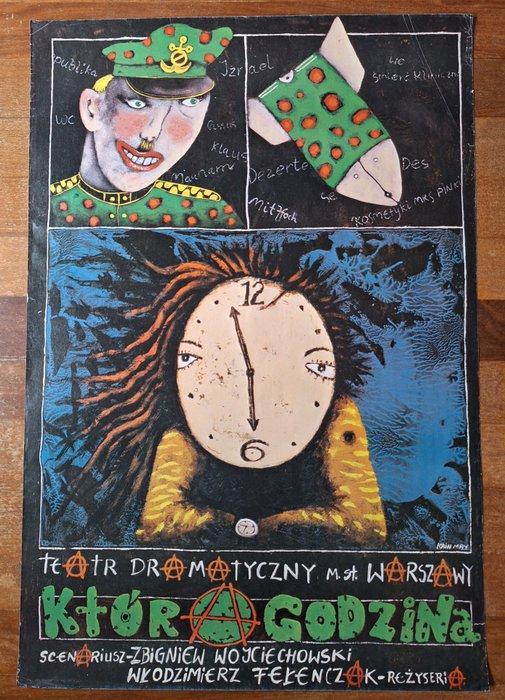 Krzysztoff Skain May - Która godzina, Teatr Dramatyczny, Antiek en Kunst, Kunst | Tekeningen en Fotografie