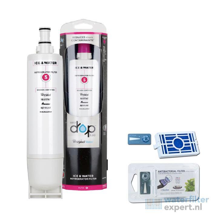 Whirlpool Waterfilter SBS001 + Luchtfilter Antibacterieel, Elektronische apparatuur, Koelkasten en IJskasten, Verzenden