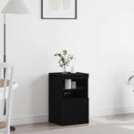 vidaXL Dressoir Zwart eiken 41 x 37 x 67 cm Bewerkt hout, Huis en Inrichting, Kasten | Dressoirs, Verzenden, Nieuw