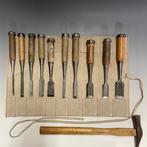 Tataki Oire Nomi, Genno | Bench Chisels Standard Set of 10, Antiek en Kunst