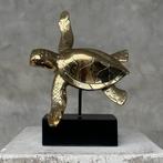 Sculpture, NO RESERVE PRICE - Turtle on a Stand Bronze